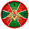 Настенные часы Пограничные войска с гербом - Настенные часы Пограничные войска с гербом