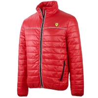Утепленная мужская куртка Ferrari красная