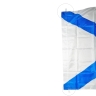 Андреевский флаг шелк (135х90 см) - Андреевский флаг шелк (135х90 см)