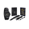 Набор подарочный Special Forces UZI (часы, фонарь, нож)  - Набор подарочный Special Forces UZI (часы, фонарь, нож) 