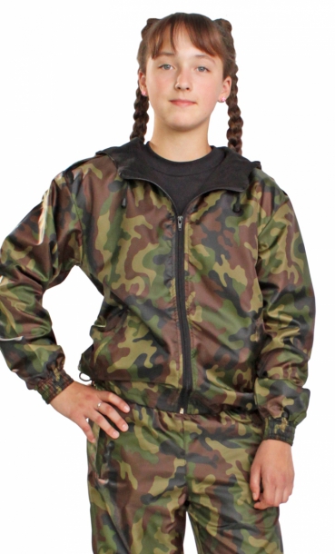 Детский камуфляжный костюм Альфа утепленный Материал верха: 100% нейлон;

Материал подкладки: флис;

Расцветка: КМФ&nbsp;«лес»;

Комплектация: куртка, брюки;

Производство: Россия.