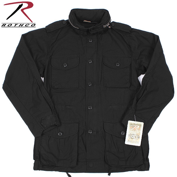 Куртка мужская облегченная Rothco M-65 Vintage (black) 