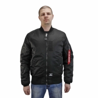 Куртка мужская утеплённая MA-1 Alpha Ind. (черный)