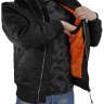 Мужская куртка-бомбер с капюшоном MA-1 Foersverd (black) - Мужская куртка-бомбер с капюшоном MA-1 Foersverd (black)