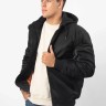 Мужская куртка-бомбер с капюшоном MA-1 Foersverd (black) - Мужская куртка-бомбер с капюшоном MA-1 Foersverd (black)