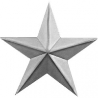 Серебряная звезда 20 мм (средняя)