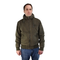 Куртка-бомбер мужская хлопковая с капюшоном Adler Foersverd (olive)