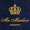 Полотенце 70х140 с фамилией Марков (синее) - Полотенце 70х140 с фамилией Марков (синее)