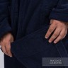 Махровый халат с капюшоном с вышивкой "Муса" - Махровый халат с капюшоном с вышивкой "Муса"
