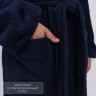 Махровый халат с капюшоном с вышивкой "Муса" - Махровый халат с капюшоном с вышивкой "Муса"