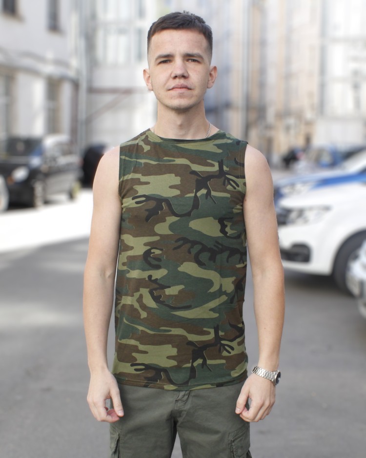 Майка мужская камуфляжная