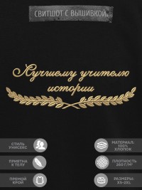 Свитшот "лучшему учителю истории"