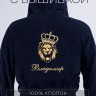 Махровый халат с капюшоном с вышивкой "Владимир" - Махровый халат с капюшоном с вышивкой "Владимир"