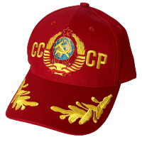 Бейсболка "СССР" красная