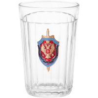 Граненый стакан с символикой ФСБ