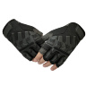 Тактические перчатки беспалые черные - Тактические перчатки беспалые черные