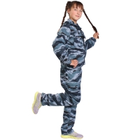 Детский костюм Зарница камуфляж «серый камыш»