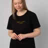 Футболка с вышивкой "обижать нельзя, любить" - Футболка с вышивкой "обижать нельзя, любить"