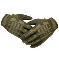 Тактические перчатки хаки-олива