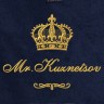 Полотенце 70х140 с фамилией Кузнецов (синее) - Полотенце 70х140 с фамилией Кузнецов (синее)