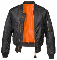 Куртка летная MA1 Brandit (black)