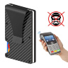 Кошелек с защитой от сканирования кредитных карт карбон - Кошелек с защитой от сканирования кредитных карт карбон