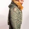 Куртка мужская зимняя укороченная Denali N2B Military (olive) - Куртка мужская зимняя укороченная Denali N2B Military (olive)