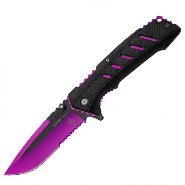 Складной нож «Хамелеон» (фиолетовый) 