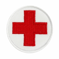 Шеврон "Красный крест" 5х5 см