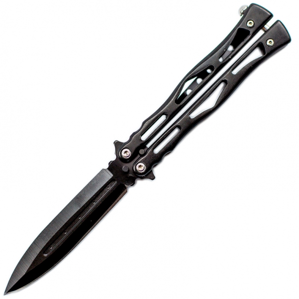 Нож-балисонг MS010 «Махаон» (черный) 