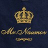 Полотенце 70х140 с фамилией Наумов (синее) - Полотенце 70х140 с фамилией Наумов (синее)