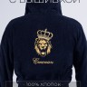 Махровый халат с капюшоном с вышивкой "Степан" - Махровый халат с капюшоном с вышивкой "Степан"