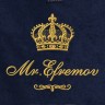 Полотенце 70х140 с фамилией Ефремов (синее) - Полотенце 70х140 с фамилией Ефремов (синее)