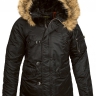 Женская куртка-аляска Alpha Industries N-3B W Parka Black (с натуральным мехом) - jenskaya_kurtka_parka_n-3b_w_black.jpg
