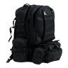 Рюкзак тактический 55 литра (черный) - Рюкзак тактический 55 литра (черный)