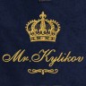 Полотенце 70х140 с фамилией Кyликов (синее) - Полотенце 70х140 с фамилией Кyликов (синее)