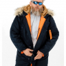 Куртка аляска мужская удлиненная Apolloget Husky Long II (blue/orange) - Куртка аляска мужская удлиненная Apolloget Husky Long II (blue/orange)