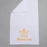 Полотенце махровое "князь Мирослав" 40х70 см белое - Полотенце махровое "князь Мирослав" 40х70 см белое