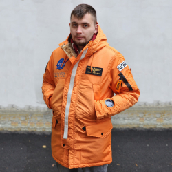 Куртка мужская Nord Denali Space orange/silver