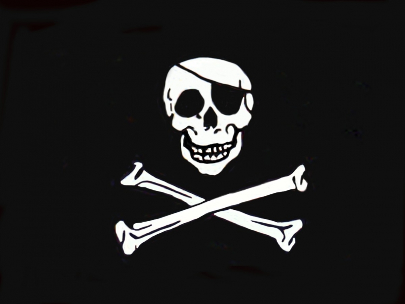 Пиратский флаг - Кости 