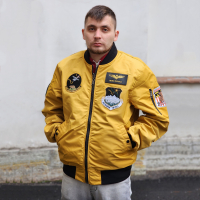 Куртка мужская Nord Denali Pilot двусторонняя (Black/Yellow)