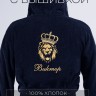 Махровый халат с капюшоном с вышивкой "Виктор" - Махровый халат с капюшоном с вышивкой "Виктор"