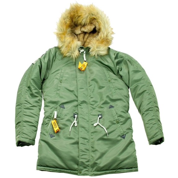 Женская куртка аляска Husky WMN&#039;s Nord Denali (green) 