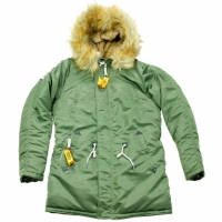 Женская куртка аляска Husky WMN's Nord Denali (green)