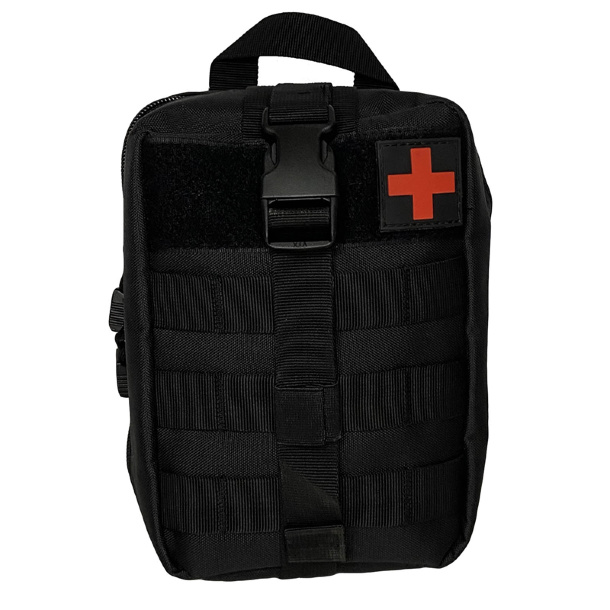 Тактическая сумка-аптечка полиции и спецназа (черная) 