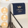 Полотенце махровое с именем Анфиса 40х70 см синее - Полотенце махровое с именем Анфиса 40х70 см синее