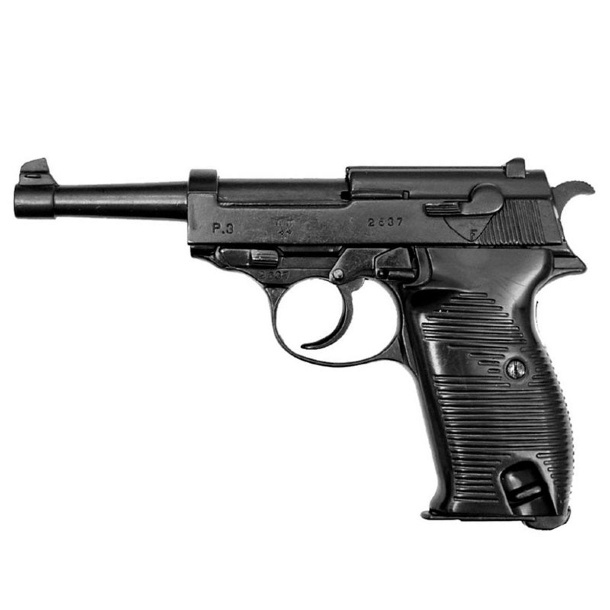 Немецкий пистолет Вальтер P38 макет (Denix) 