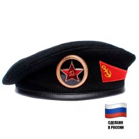 Берет Морской пехоты со знаками различия СССР