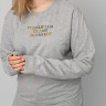 Свитшот с вышивкой "трудные времена рождают сильных котят" - Свитшот с вышивкой "трудные времена рождают сильных котят"