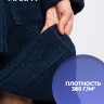 Халат с вышивкой имени Борис (синий) - Халат с вышивкой имени Борис (синий)